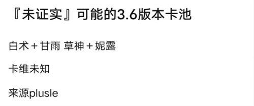 原神4.0最新卡池爆料,新角色与元素交织，探索未知领域